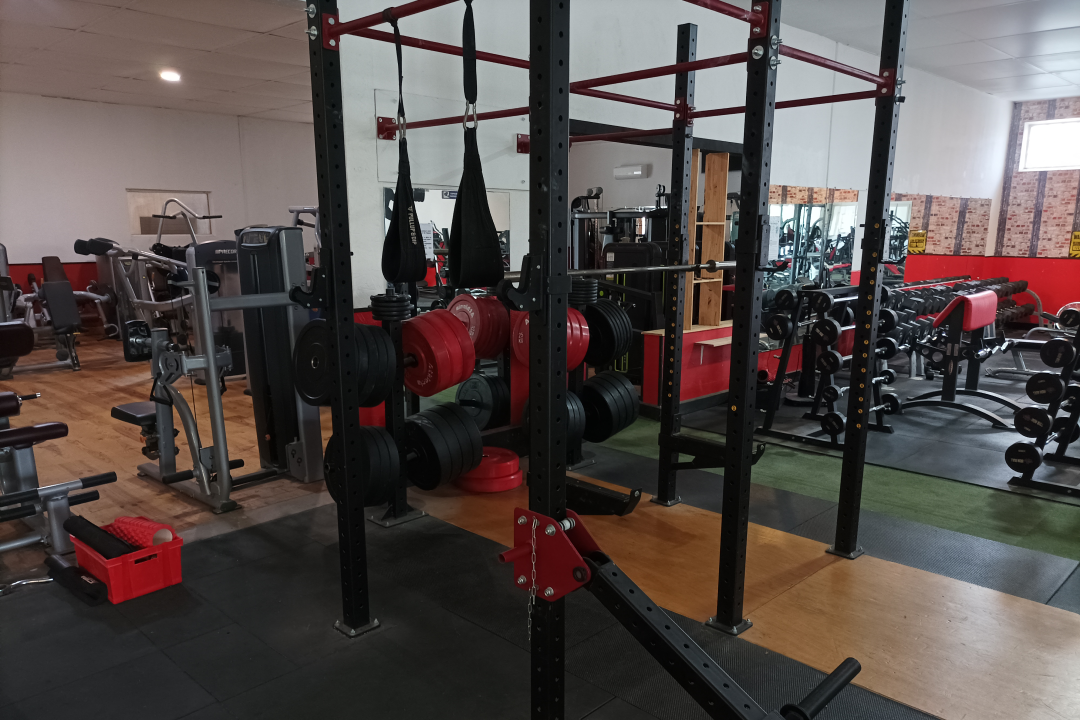 photo de la cage de musculation